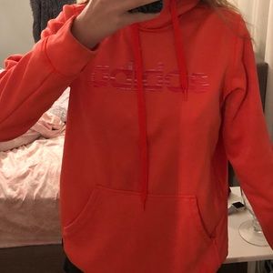 Bright Orange Adidas Hoodie🧡